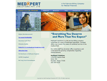 Tablet Screenshot of medxpertsolutions.com